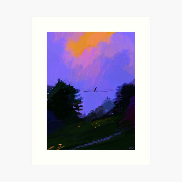 Walking to Bobby's House 04 Art Print