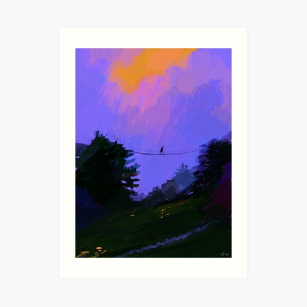 Walking to Bobby's House 04 Art Print