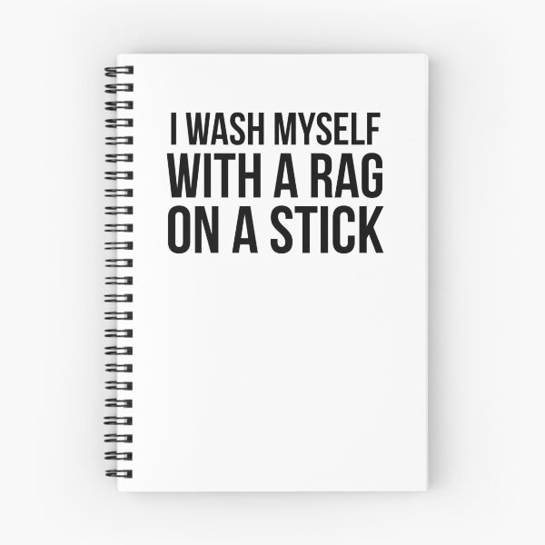 Item preview, I wash myself with a rag on a stick designed and sold by QuotingCool.