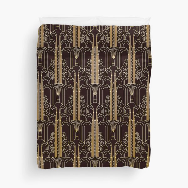 Item preview, Glamorous Gold-Color Art Deco Pattern designed and sold by DEC02.