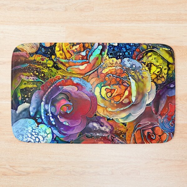 Item preview, Rainbow Rose Abstract Painting designed and sold by Alyxandre.