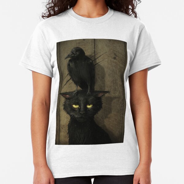The Raven and the Cat Classic T-Shirt