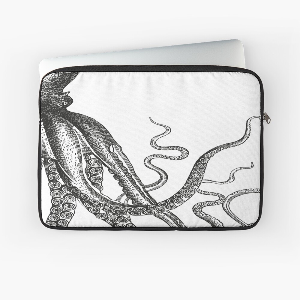 Crab Beach Party- Zippered Pouch, Medium – Octopus Ink