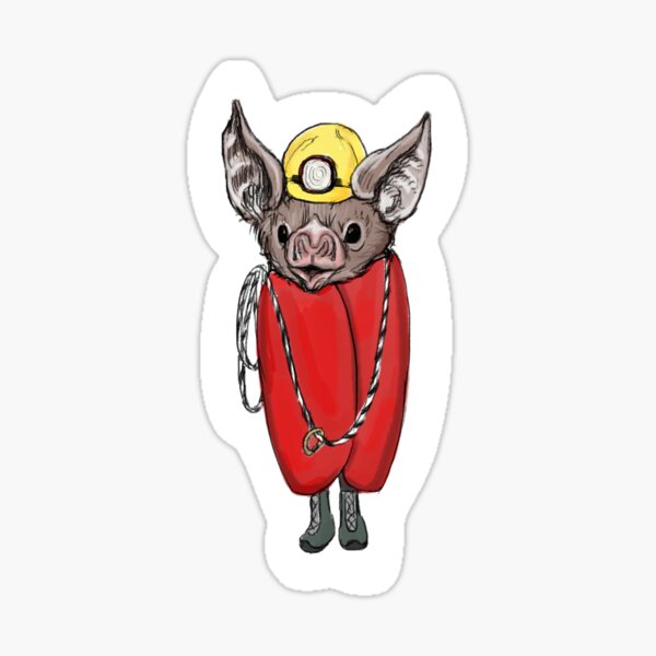 Item preview, Caver Bat designed and sold by Alar Illustration.