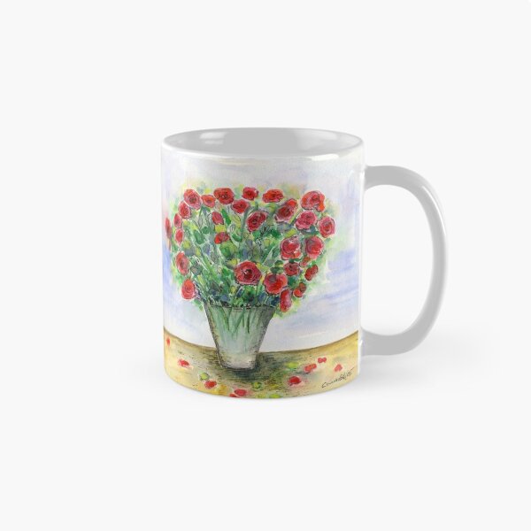 Artikelvorschau, Red Roses in a Vase entworfen und verkauft von CarolineLembke.