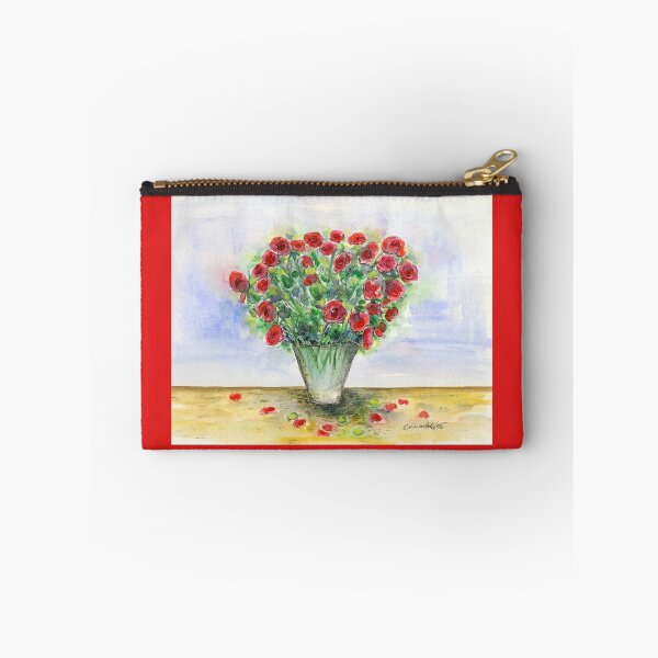 Item preview, Red Roses in a Vase designed and sold by CarolineLembke.