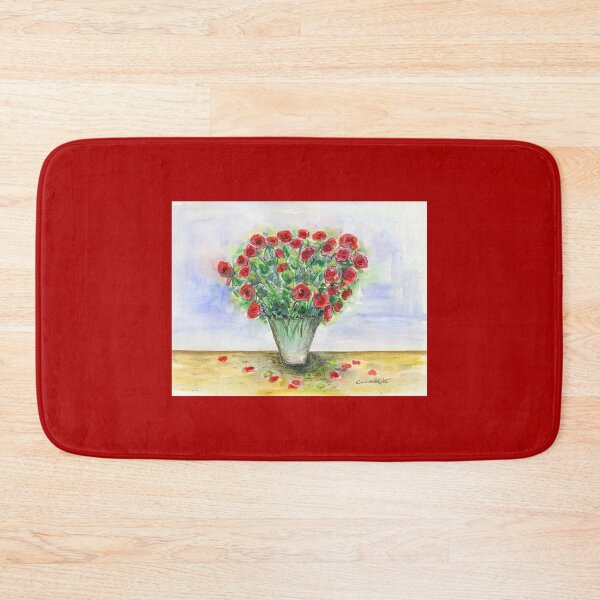 Artikelvorschau, Red Roses in a Vase entworfen und verkauft von CarolineLembke.
