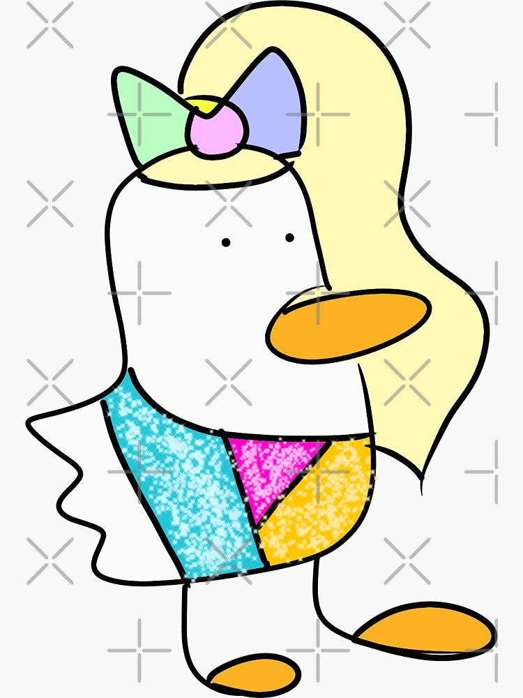 "come back like a boomerang " Sticker by Quackers-Comic | Redbubble