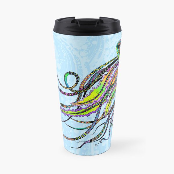 Electric Jellyfish Travel Mug