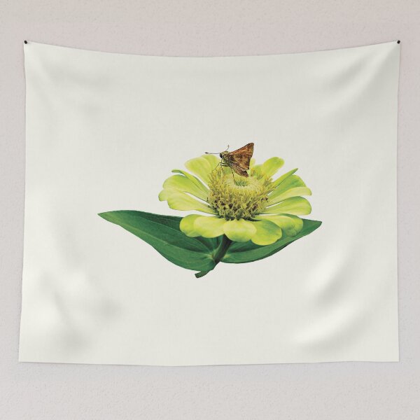 Item preview, Skipper on Yellow Zinnia designed and sold by Susan Savad.