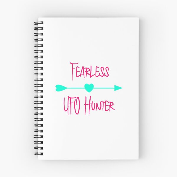 Item preview, Fearless UFO Hunter Fun Alien Space Quote designed and sold by at85productions.