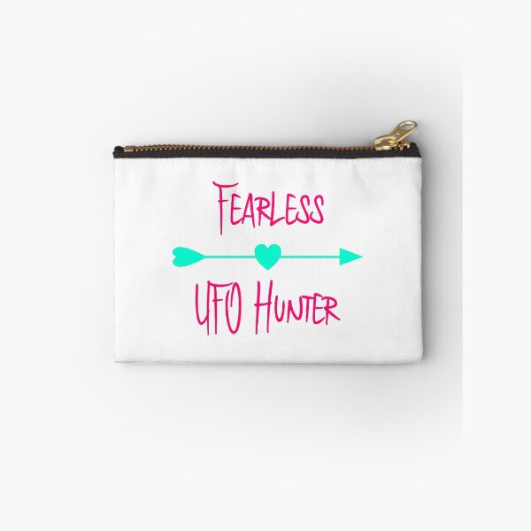 Item preview, Fearless UFO Hunter Fun Alien Space Quote designed and sold by at85productions.