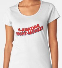 Nachtaffe Premium Rundhals-Shirt