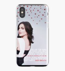 Lana Parrilla Deep Breath iPhone Case/Skin