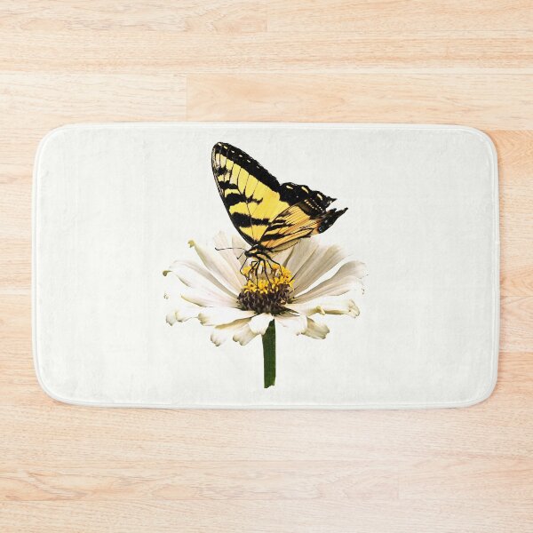 Item preview, Tiger Swallowtail on White Zinnia designed and sold by Susan Savad.