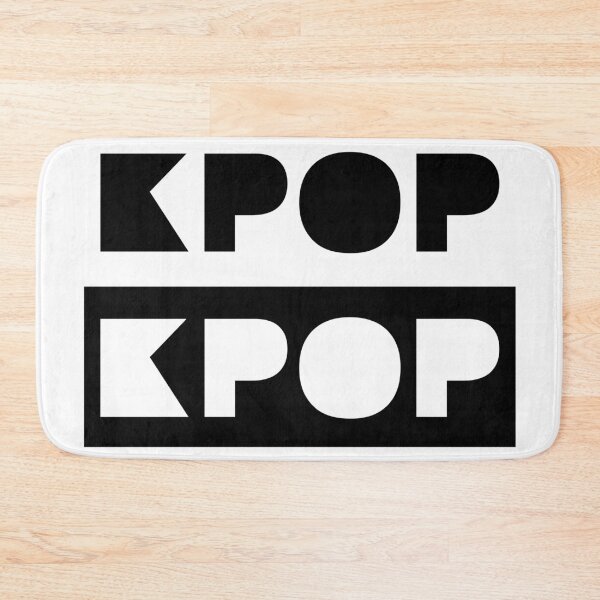 Item preview, Kpop Black and White Typography Collection designed and sold by BetweenTwoPages.