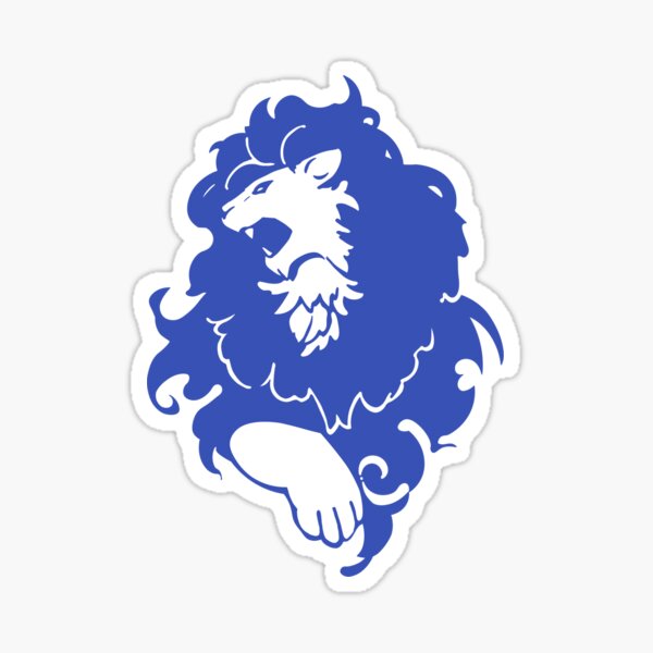Item preview, - House Blue Lions - designed and sold by andrea InkMoonStudio  petruzzi.