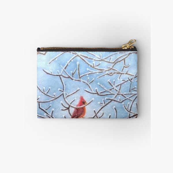 Item preview, Cardinal on Snow Covered Tree Branch Painting designed and sold by factory88.