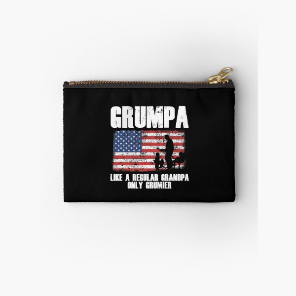 Item preview, Grumpa Like A Regular Grandpa Only Grumpier TShirt Gift American Flag Fishing designed and sold by rhonstoppable27.