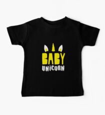 Baby unicorn (with a matching mama unicorn and papa unicorn) Baby T-Shirt