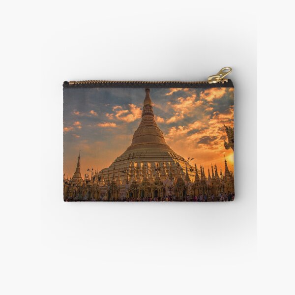 Item preview, Myanmar. Yangon. Shwedagon Pagoda. Main Stupa. Sunset. designed and sold by vadim19.