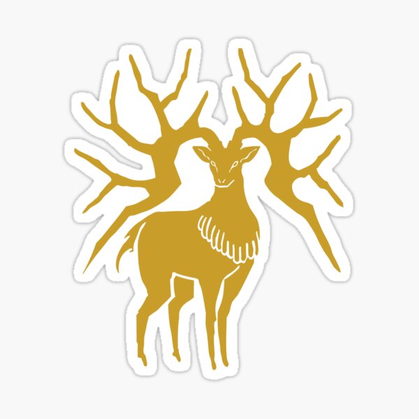 Item preview, - House Golden Deer - designed and sold by andrea InkMoonStudio  petruzzi.