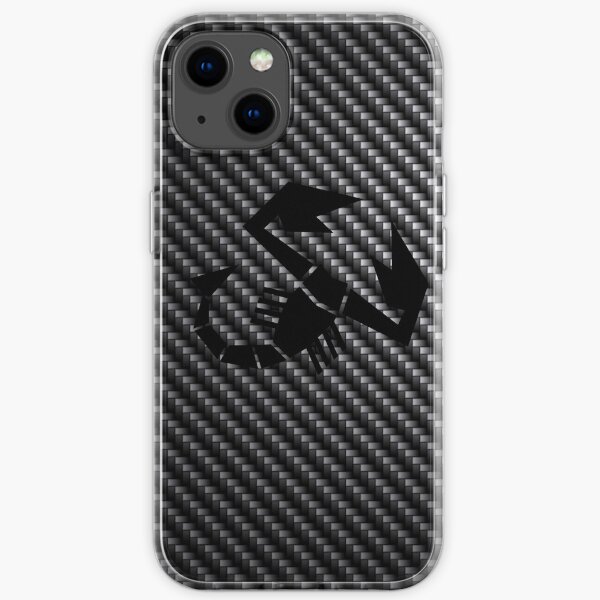 Abarth Logo Carbon iPhone Flexible Hülle