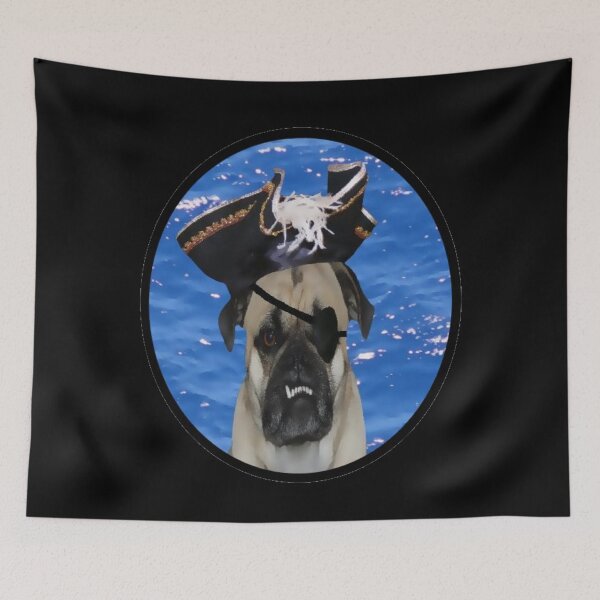 Item preview, Pirate Pug designed and sold by imphavok.