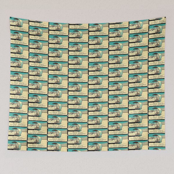 Item preview, White Sands National Monument New Mexico Vintage Travel Decal designed and sold by hilda74.