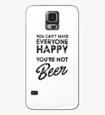 Only beer makes everyone happy Hülle & Klebefolie für Samsung Galaxy