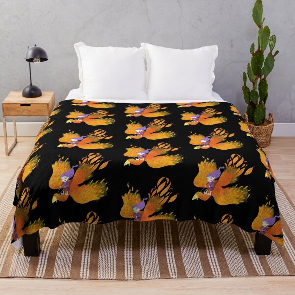 Item preview, Girl on a falling phoenix designed and sold by jasmineberry.