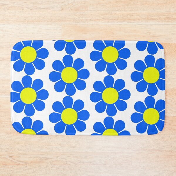 Item preview, Blue Yellow Hippy Flower Daisy designed and sold by hilda74.