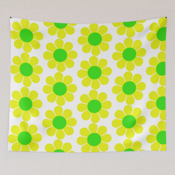 Item preview, Yellow Green Hippy Flower Daisy designed and sold by hilda74.