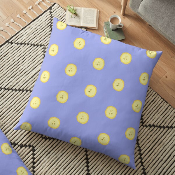 Banana Slice Floor Pillow
