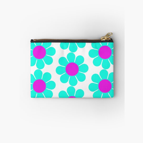 Item preview, Teal Turquoise Pink Hippie Flower Daisy designed and sold by hilda74.