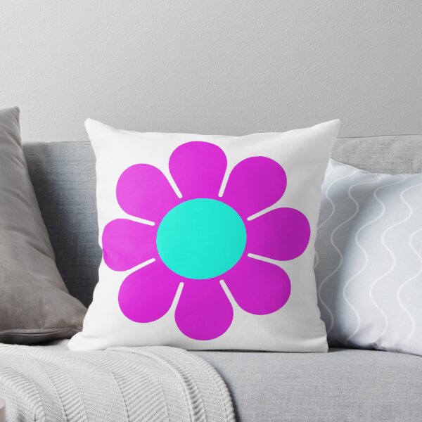 Item preview, Pink Teal Turquoise Hippie Flower Daisy designed and sold by hilda74.