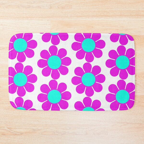 Item preview, Pink Teal Turquoise Hippie Flower Daisy designed and sold by hilda74.