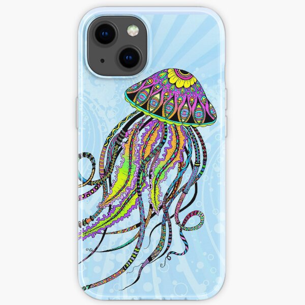 Electric Jellyfish iPhone Soft Case