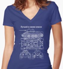 T34 Best in its Class Fitted V-Neck T-Shirt