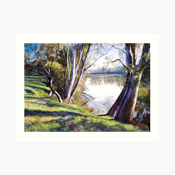 The Goulburn River - Upstream Art Print