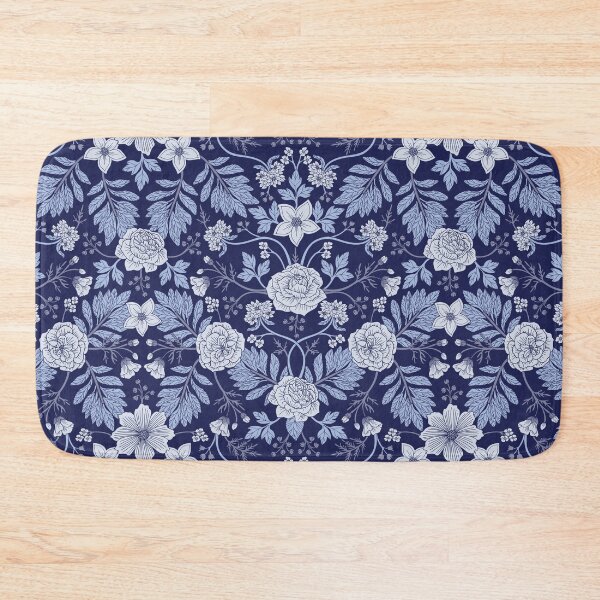 Item preview, Blue and White Floral designed and sold by somecallmebeth.