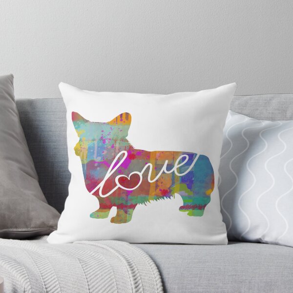 Item preview, Welsh Corgi Love - A Bright and Colorful Watercolor Style Gift designed and sold by traciwithani.