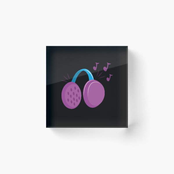 Item preview, Purple headphones designed and sold by jazzydevil.