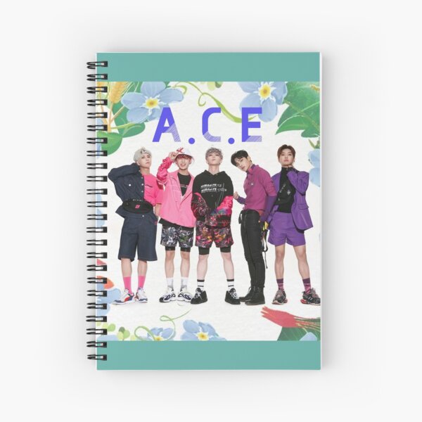 Vista previa del artículo con la obra «A.C.E Floral Logo», diseñado y vendido por PaperMoonKPOP.