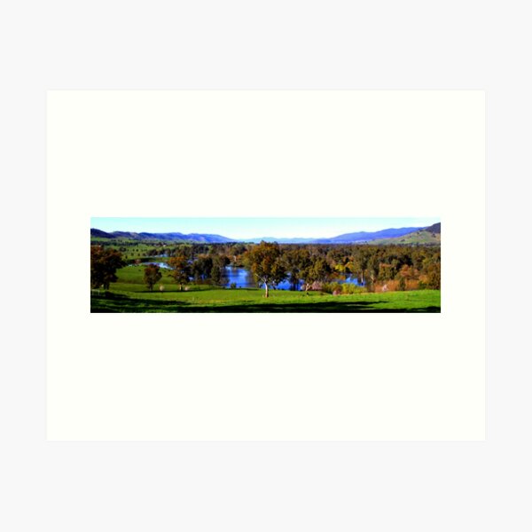 Item preview, Kiewa River Floodplain designed and sold by Natalie Ord.