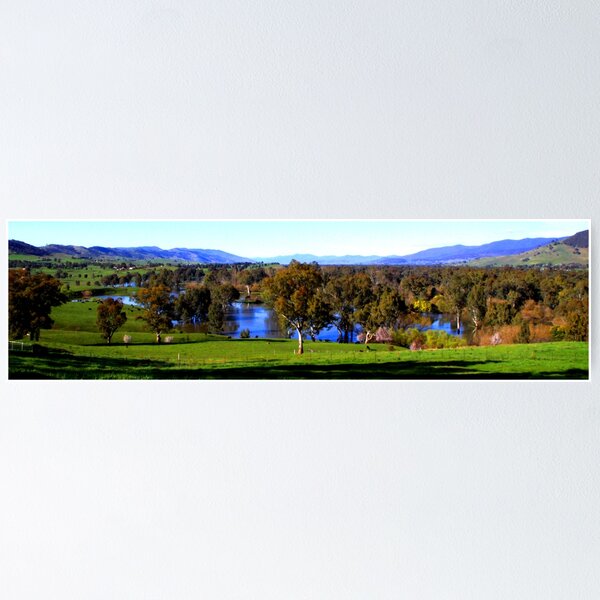 Item preview, Kiewa River Floodplain designed and sold by Natalie Ord.
