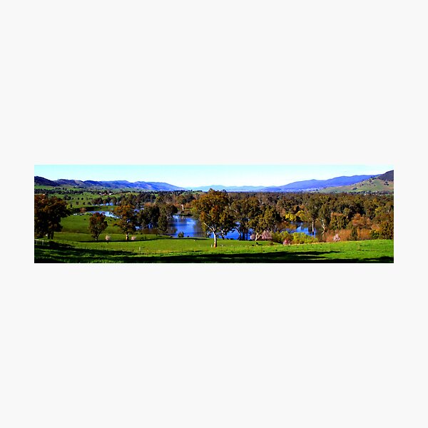 Item preview, Kiewa River Floodplain designed and sold by Natalie Ord.