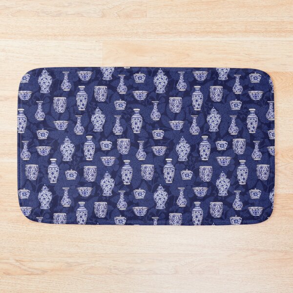 Item preview, Blue and White Chinoiserie/ Delftware Pottery Pattern designed and sold by somecallmebeth.