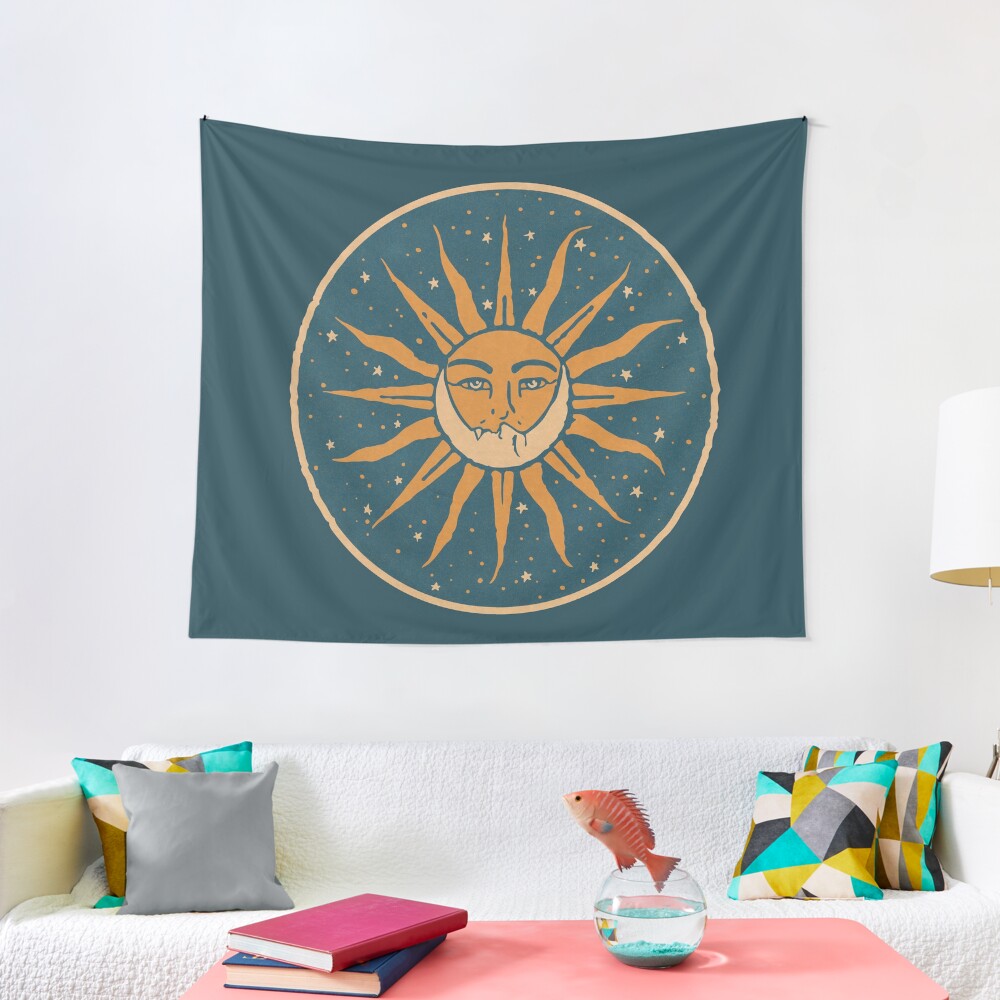 Sun and Moon | Vintage Tapestry