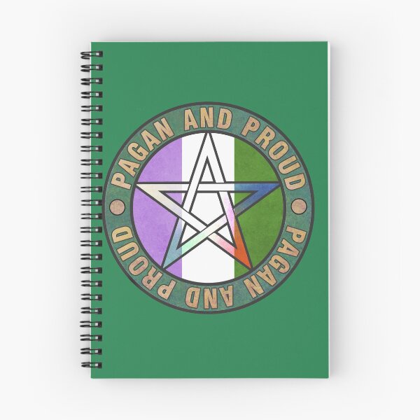 Item preview, Pagan and Proud - Genderqueer Pride - Stickers etc. designed and sold by Sydney_Cardew.